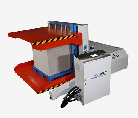 ขนาดแผ่นขั้นต่ํา 400X380 มม อัตโนมัติฟลอยต์กระดาษ Laminator รองรับ ขนาดกระดาษสูงสุด 1500X1500 มม หรือ 1700X1700 มม และเครื่อง laminating