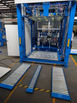 เครื่องเก็บกระดาษอัตโนมัติ Filp Flop Pallet Stacker สำหรับกระดาษลูกฟูก