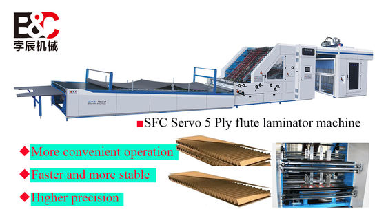 150m / นาที 5 พลายฟลอยท์ Laminator เครื่องอัตโนมัติการปรับ servo