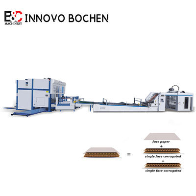 เครื่องเลมินอัตโนมัติ เครื่องเลมินอัตโนมัติที่มีความหนากระดาษสูง 150-800gsm ออกแบบสําหรับเส้นบรรจุ
