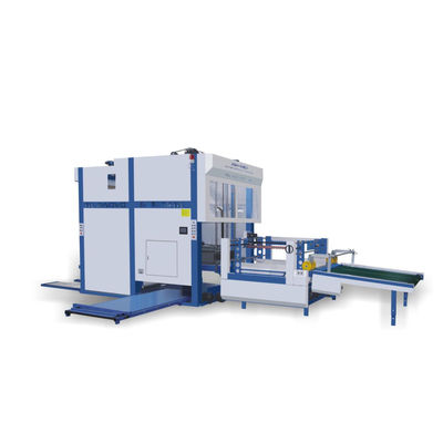 High-Speed Corrugated Laminating Machine Reel To Sheet Bottom Paper Roll Feeding Flute Litho Laminator With Flip Flop Stacker Line 150m/min