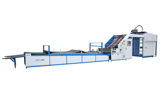 เครื่องเคลือบบัตรขลุ่ยอัตโนมัติความเร็วสูง 20kw สำหรับการเคลือบกล่องกระดาษแข็ง