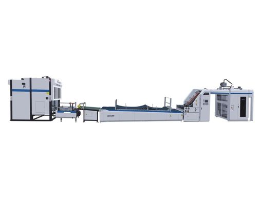 1500x15000mm Sheet To Sheet Laminating Machine เครื่องเคลือบ Litho อัตโนมัติพร้อม Flop Flop Stacker