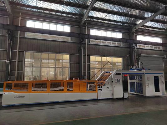 Servo Motor Sheet To Sheet Flute Laminating Machine กระดาษลูกฟูกอัตโนมัติ