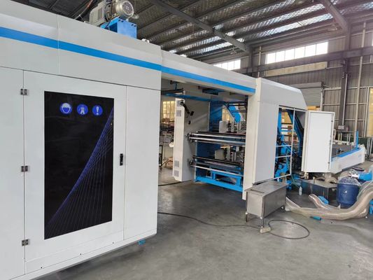 SFC อัตโนมัติเครื่องลามิเนเตอร์ฟลอยต์ เครื่อง servo มอเตอร์สามในหนึ่ง 5ply 1 + 2 + 2 สําหรับ corrugator