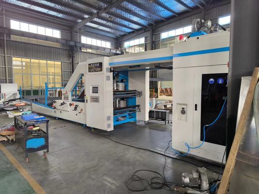 Sfc กระดาษกระดาษ corrugated เครื่อง laminating ความเร็วสูง 150 M/Min 5 Ply อัตโนมัติสามในหนึ่ง