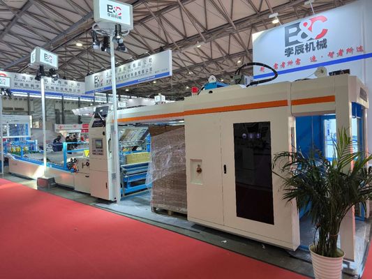 Bochen อัตโนมัติความเร็วสูง 180m / นาทีแผ่นต่อแผ่น กระดาษกระดาษ corrugated เครื่อง laminator กลอง