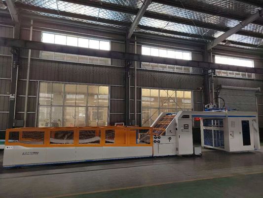 ZGFM-H แผ่นต่อแผ่นกระดาษ corrugated อัตโนมัติกล่อง laminating กับความเร็วสูง 180m / นาที