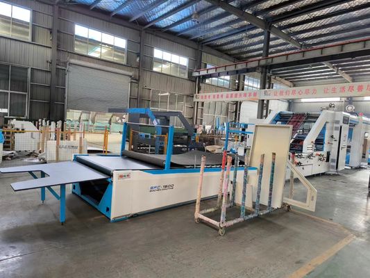 Sfc กระดาษกระบอก corrugated จากแผ่นไปแผ่น Servo 5 Ly เครื่อง laminating 150m / นาที ความเร็วสูง