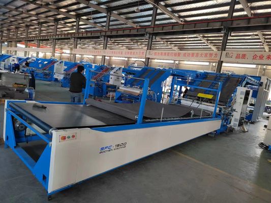 อัตโนมัติการตรวจสอบ การแก้ไข servo หนึ่ง - คลิกการปรับ เครื่อง laminating corrugated