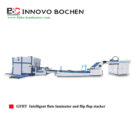 เครื่องลามิเนตกระดาษแข็งความเร็วสูง GFHT 1500mm 50 แผ่น/นาที